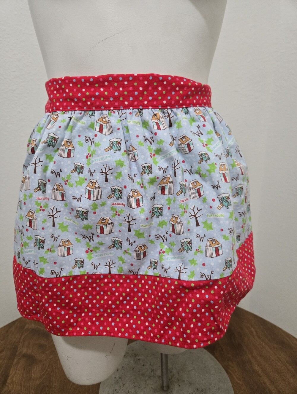 American Girl WellieWishers Christmas Gingerbread Holiday Girls Half/Full Apron